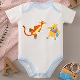 Winnie the Pooh MINISO 100% Cotton Jumpsuit Baby Cloths Onesie Bodysuit for 0 To 12 Months Newborn Best Cute Gift for Baby