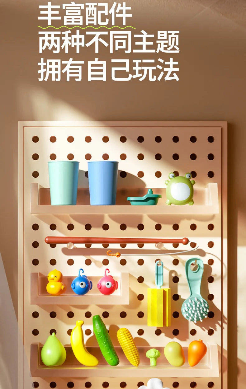 Children's kitchen toys electric fun water play water wash basin fishing dishwashing home role-playing baby early education toy