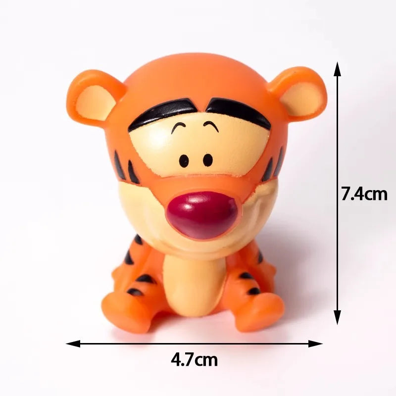 Disney Cartoon Winnie The Pooh Ornaments Cute Animal Dolls Piggy Winnie The Pooh Tigger Cake Baking Decoration Ornaments