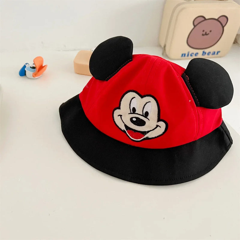 Newborn Baby Boys Girls Rompers+Sock+Hat 3pcs Set Cartoon Mickey Pooh Donald Duck Print Cotton Clothes Jumpsuit Infant Bodysuits