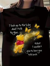 Winnie The Pooh Cartoon Boy Girl Summer T-Shirt Family Parent-Child Clothing Casual Comfortable Oversized Short Sleeve Men Women