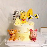 Disney Cartoon Winnie The Pooh Ornaments Cute Animal Dolls Piggy Winnie The Pooh Tigger Cake Baking Decoration Ornaments