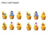 Disney Cartoon Winnie The Pooh Tablecloth Supplies Winnie The Pooh Party Disposable Table Cover Kids Birthday Party Decoration