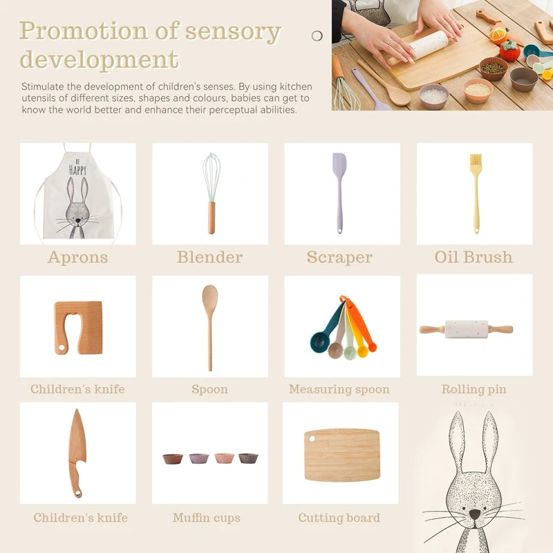 Wooden Baby Toys Simulation Cosmetics Set Pretend Makeup Toys Girls Playing House Game Children Early Education Montessori Toys