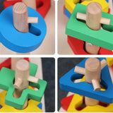 Wooden Toys for Kids Children's Montessori Early Education Toys Logical Training Toys for Baby Birthday Gift for Boys and Girls