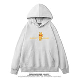 Winnie The Pooh Joint Hooded Sweater New Spring and Autumn Thin Ins Top Jacket Trendy Men's and Women's Casual Loose Couple Top