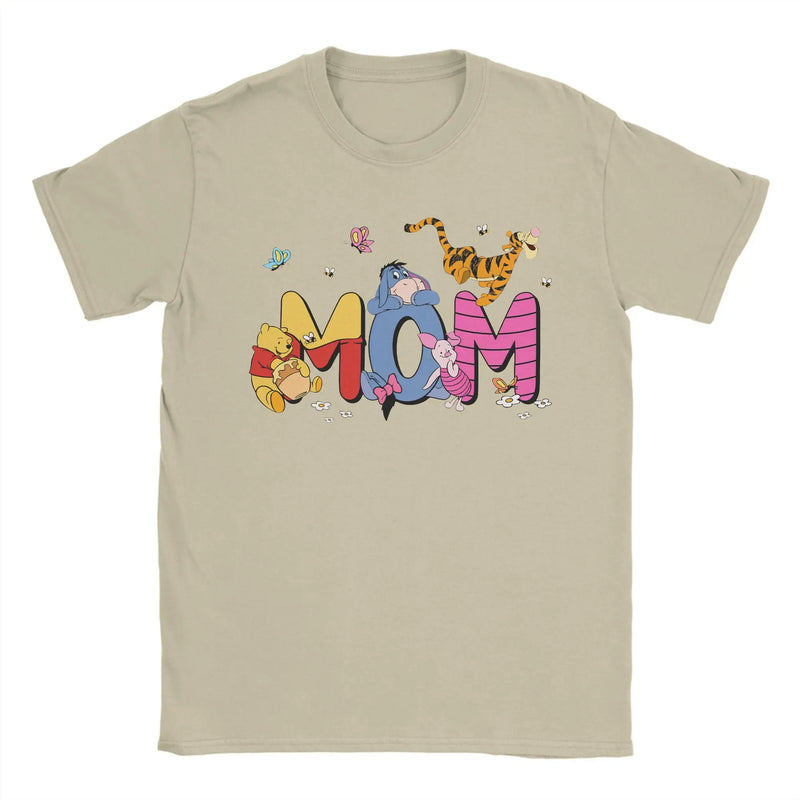 Men Women winnie the pooh Shirt Pure Cotton New Arrival Tee Shirts  Clothing Outfits
