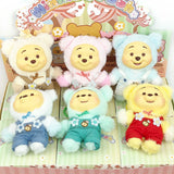New Cartoon Winnie The Pooh Bear Vinyl Face Plush Toy Bag Charm Blind Box Soft Stuffed Doll Trendy Winnie The Pooh Gift