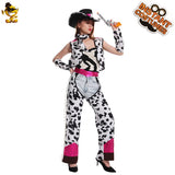 Women Cowboy Dress Western Cosgirl Costumes Adult Fancy Dress Up Carnival Masquerade Cosplay Party Outfits