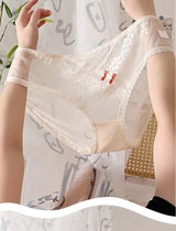 XL-5XL Women's Underwear Sexy Lace Panties Girls Flower Comfort Briefs Large Size Mid Waist Seamless Underpants Female Lingerie