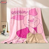 3D Winnie the Pooh Piglet  Cartoon Flannel Blanket for Bed Bedroom Sofa Picnic,Throw Blanket for Cover Outdoor Leisure Nap Gifts