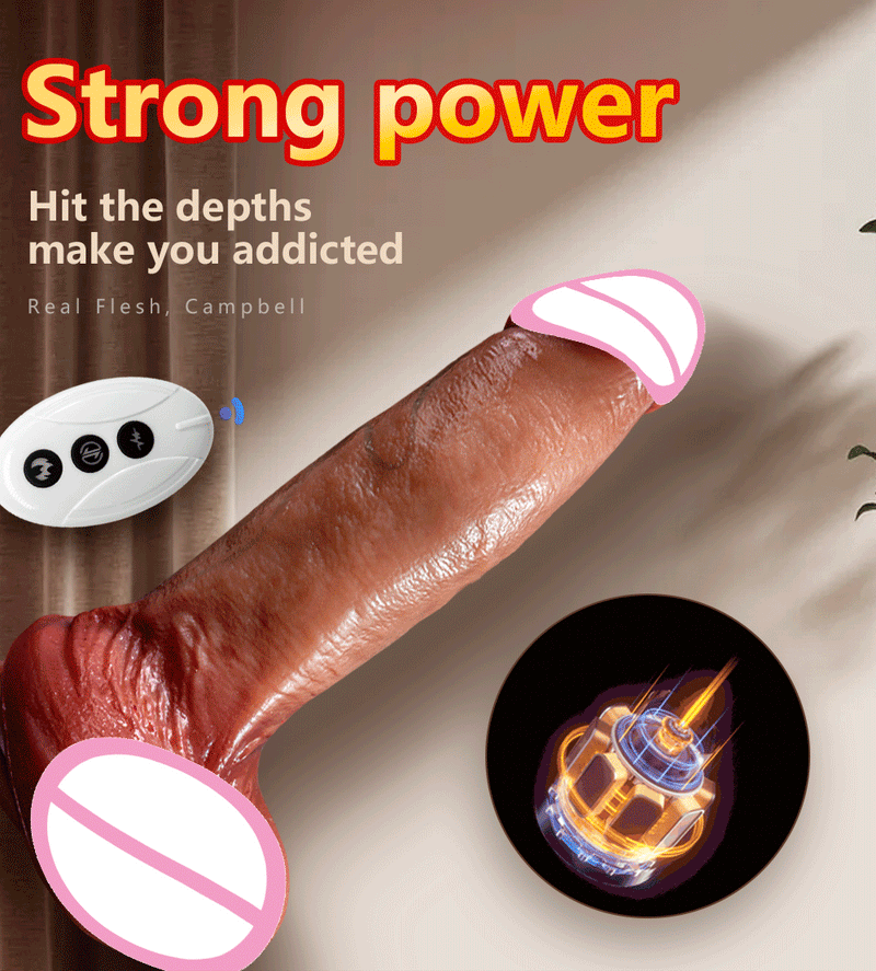 Huge Dildo Vibrator Dildo Heating Wireless Remote Telescopic Dildo Vibrator For Women Realistic Penis Swing Dick SexToys