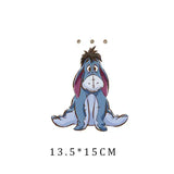 Miniso Co branded IP Winnie The Pooh Heat Transfer Clothes Stickers For Children Iron On Transfer Patches For Clothes Decor
