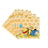 Disney Cartoon Winnie The Pooh Tablecloth Supplies Winnie The Pooh Party Disposable Table Cover Kids Birthday Party Decoration