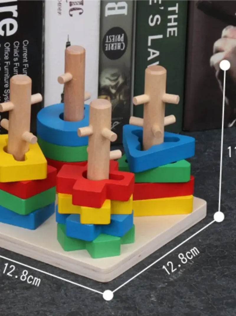 Wooden Toys for Kids Children's Montessori Early Education Toys Logical Training Toys for Baby Birthday Gift for Boys and Girls