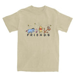 Classic Winnie The Pooh And Friends T Shirt Hip Hop T Shirts Streetwear Tshirt Summer 100 Cotton Breathable 4XL 5XL 6XL Clothes