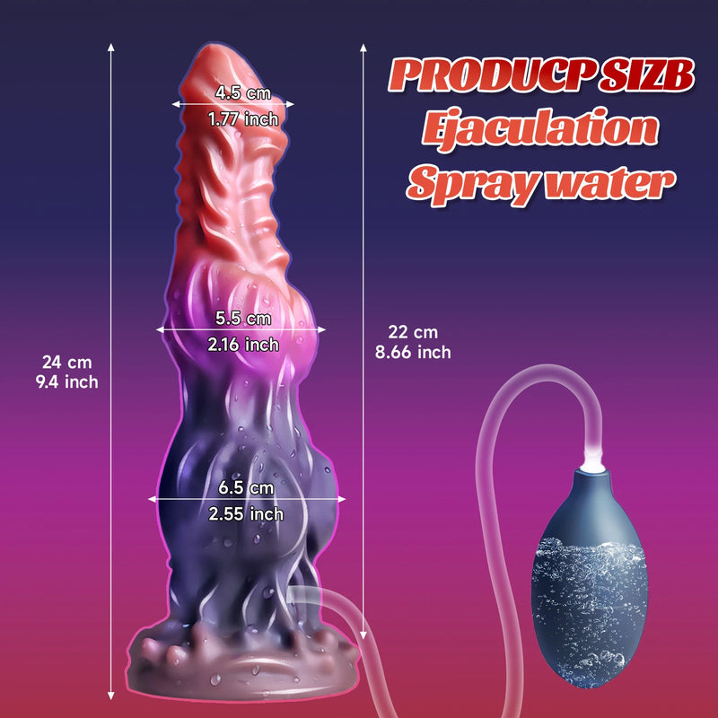 9.4inch Monster Dildo Horse Cock Knots Huge Penis Thick Anal Plug Dragon Dick Dog Knot Dildos Adult Sex toys for Women Gay 18+