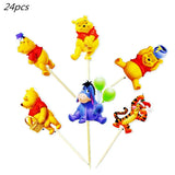 Disney Cartoon Winnie The Pooh Tablecloth Supplies Winnie The Pooh Party Disposable Table Cover Kids Birthday Party Decoration