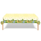 Winnie the Pooh Party Tablecloth Kids Birthday Supplies Winnie the Pooh  Decorations Tablecover for Boys Girls Baby Shower