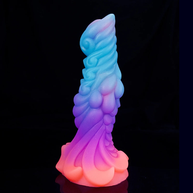 Silicone Realistic Dildo Luminous Monster Dildo Deep Anal Plug Explore Prostate Massage Anal Dildo Butt Plug Anal Toys Sexshop