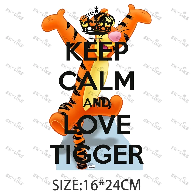 Children's Cartoon Winnie The Pooh Cute Winnie And His Friend Image Ironing Patches Transfer On The Clothes Garment Accessory