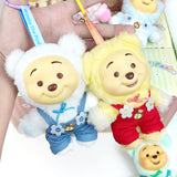 New Cartoon Winnie The Pooh Bear Vinyl Face Plush Toy Bag Charm Blind Box Soft Stuffed Doll Trendy Winnie The Pooh Gift