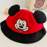 Newborn Baby Boys Girls Rompers+Sock+Hat 3pcs Set Cartoon Mickey Pooh Donald Duck Print Cotton Clothes Jumpsuit Infant Bodysuits