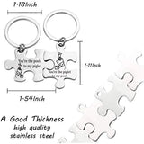 Best Friends Keychain Set Friendship Gift Winnie The Pooh Piglet Gift Winnie The Pooh Jewelry Puzzle Keychain Couple Gifts