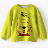 Autumn Winter Winnie the Pooh 3D Printed Kids Teen Round Neck Sweatshirt Set New Arrival Fashion Hot Sale Cute