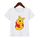 Winnie the Pooh Bear Cartoon Patches for Clothes Heat Transfer Thermal Stickers DIY Kids T shirt Iron on for Women Appliqued