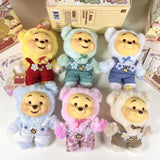 New Cartoon Winnie The Pooh Bear Vinyl Face Plush Toy Bag Charm Blind Box Soft Stuffed Doll Trendy Winnie The Pooh Gift