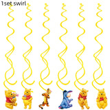 Disney Cartoon Winnie The Pooh Tablecloth Supplies Winnie The Pooh Party Disposable Table Cover Kids Birthday Party Decoration