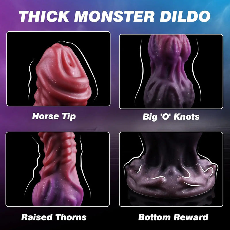 Huge Monster Dildo Squirting Fantasy Dildo Dragon Horse Dog Dildo Knotted Ejaculating Toy Big Anal Silicone Adult Toys for Women