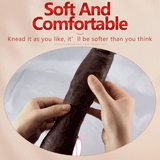 10.6in Long Realistic dildo Black vibrator penis telescopic Swing Heating silicone dildo remote control Dildo Vibrator for women