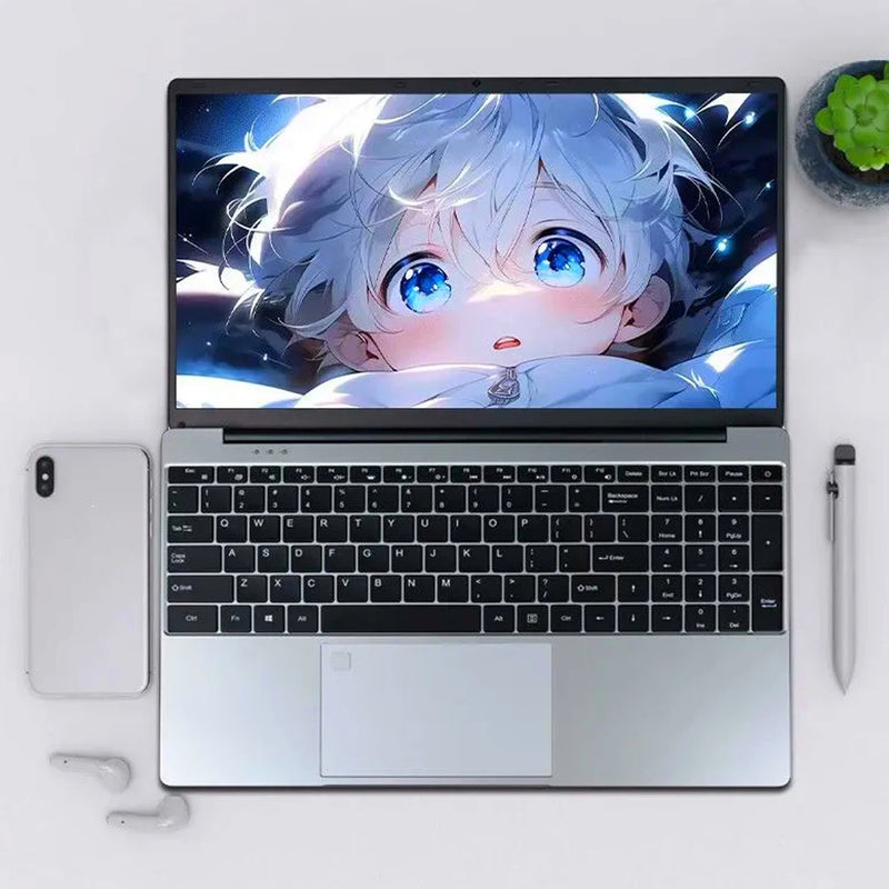 Portable Laptop 15.6inch Intel Celeron N5095 16GB RAM 1TB SSD DDR4 Windows 11 Pro Camera Fingerprint Backlit Keypad Computer PC