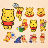 Cartoon Cute Bear Winnie the Pooh Patch For DIY Sew on Child Clothe Ironing Patches Jeans Embroidered Applique Wholesale