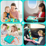 Montessori Toys Busy Board Sensory Activity Developing Board for Motor Skills,Learning Board for Toddlers  Christmas Gift