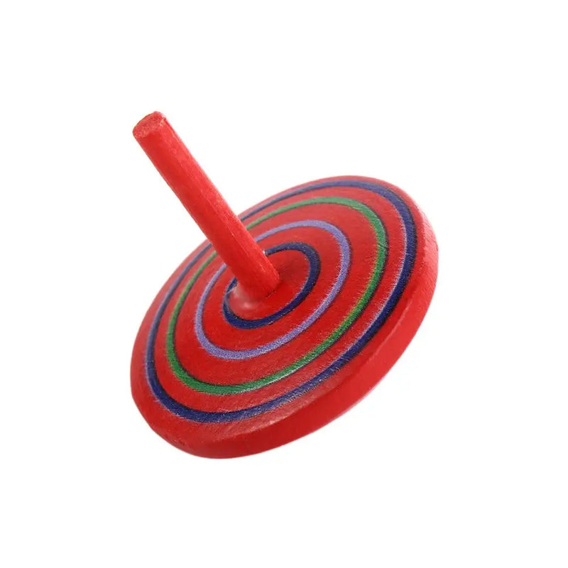Toys Educational Game Peg-Top Desktop Toys Wooden Rotate Gyro Woode Spinning Top Toy Desktop Spinning Top Wooden Gyro Toys