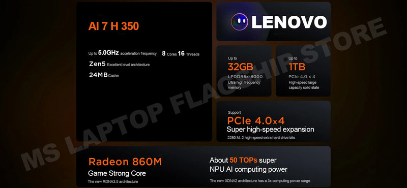 【2025 New】Lenovo Xiaoxin Pro 14 GT AI7-350/860M AI9-365/880M 32G+1TB 14inch 2.8K 120Hz OLED Screen