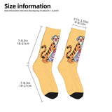 Winnie The Pooh Group Hug Socks Men Women Polyester Funny Happy Eeyore Piglet Tigger Harajuku Middle Tube Socks Gift Stockings
