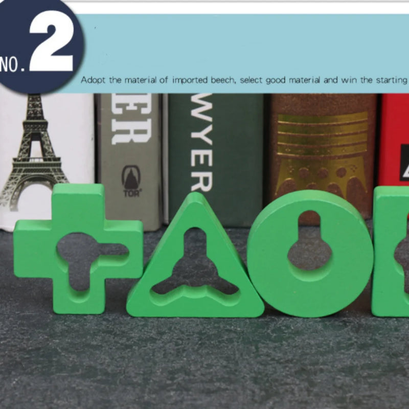 Wooden Toys for Kids Children's Montessori Early Education Toys Logical Training Toys for Baby Birthday Gift for Boys and Girls