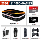 Super Console X4 Plus Retro Game Console For PSP/PS1/N64/Sega Saturn/DC 114000+ Games4K/8K HD TV Box Video Game Player Dual Wifi