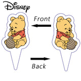 25pcs Winnie the Pooh Cake Topper、Cupcake Toppers, Winnie the Pooh Birthday Decorations，Winnie the Pooh Theme Party Supplies, Po