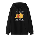 2025 Cartoon Winnie The Pooh Fashionable and Simple Women's Hoodies, Loose and Comfortable Couple Hooded Printed Hoodies