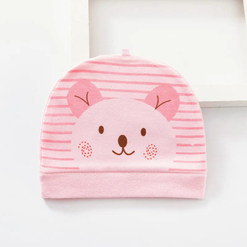 Cartoon Soft Cotton Newborn Hat Winnie the Pooh Baby Cap Summer Soft  newborn Baby Boys Girls Caps
