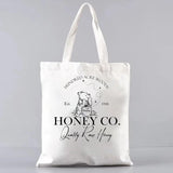 Cute Winnie The Pooh Women's Casual tote bag Disney reusable shopping bag Women's travel portable tote bag Winnie the Pooh tote