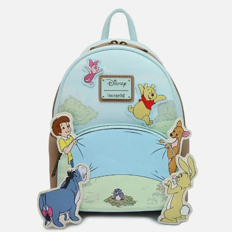 Loungefly Winnie The Pooh Triple Pocket Mini Backpack