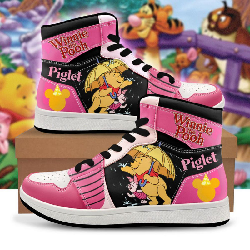 Shoes Winnie The Pooh 3D Print Sneakers Anime Cartoon Basketball Sports Casual Men's Shoes The Nightmare Before Christmas