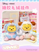 Original Winnie The Pooh Naughty Party Vinyl Face Doll Blind Box Cute Puffy Figurine Collectible Toy Kawaii Girl Birthday Gift