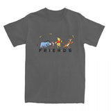 Classic Winnie The Pooh And Friends T Shirt Hip Hop T Shirts Streetwear Tshirt Summer 100 Cotton Breathable 4XL 5XL 6XL Clothes